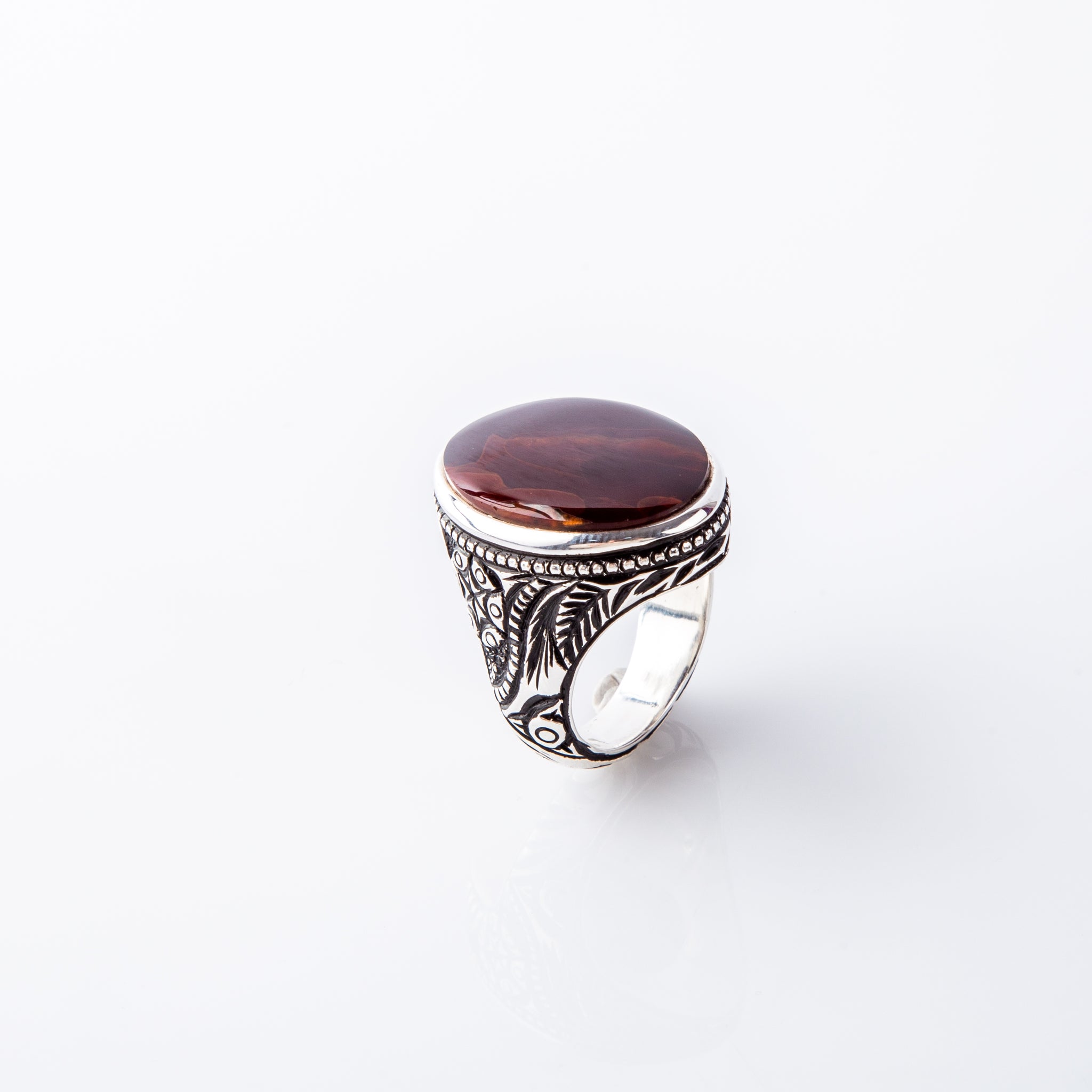 Yemeni Saffron Kabdi Agate