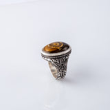 Rare Black and Gold Solimani Single & Eyelash Agate