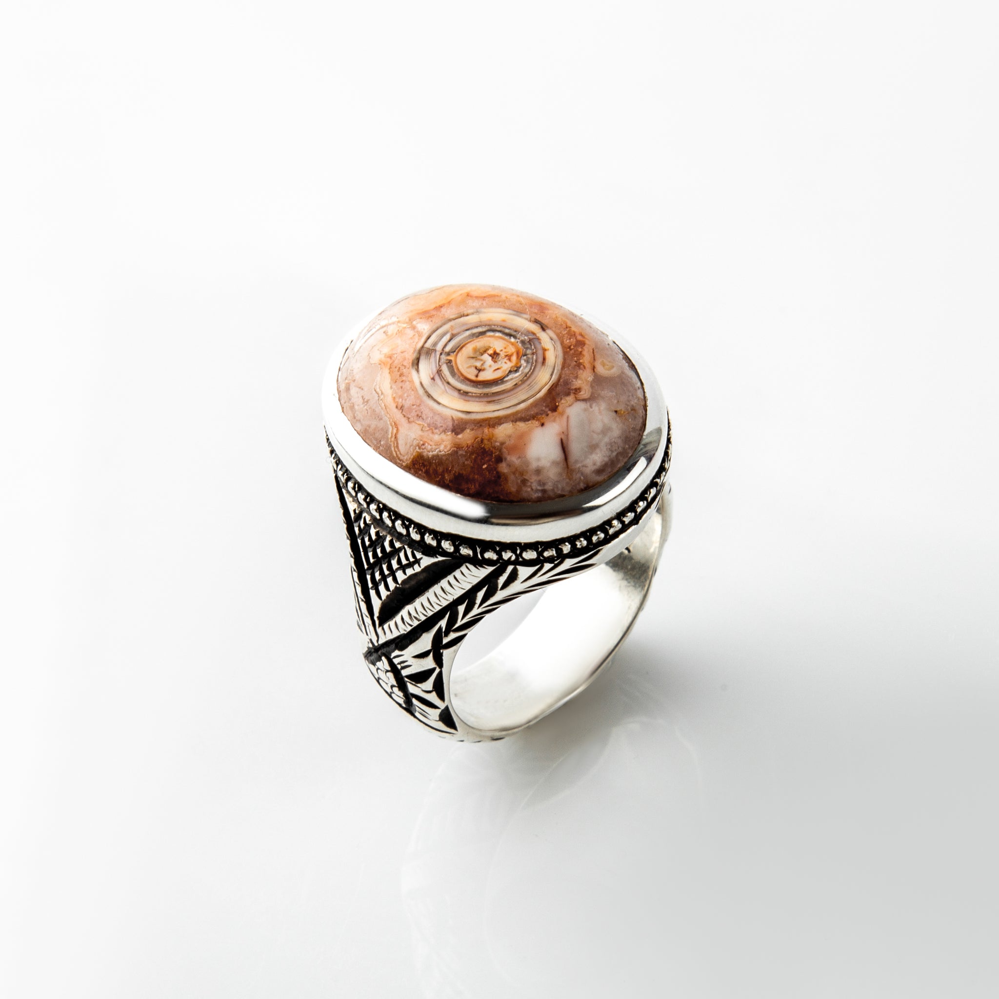 Bafori Solimani Agate With special center Orange Eye