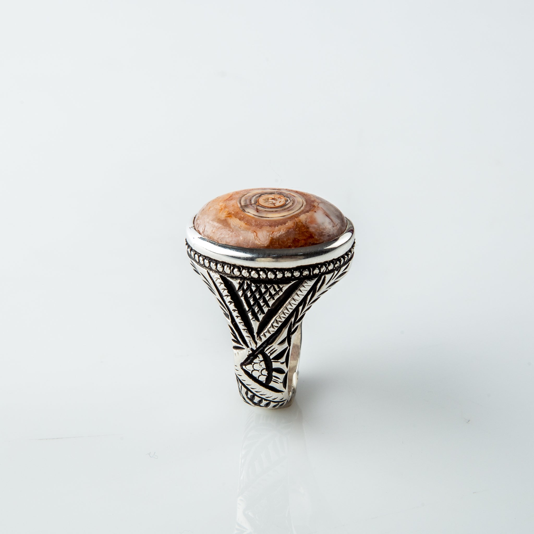 Bafori Solimani Agate With special center Orange Eye