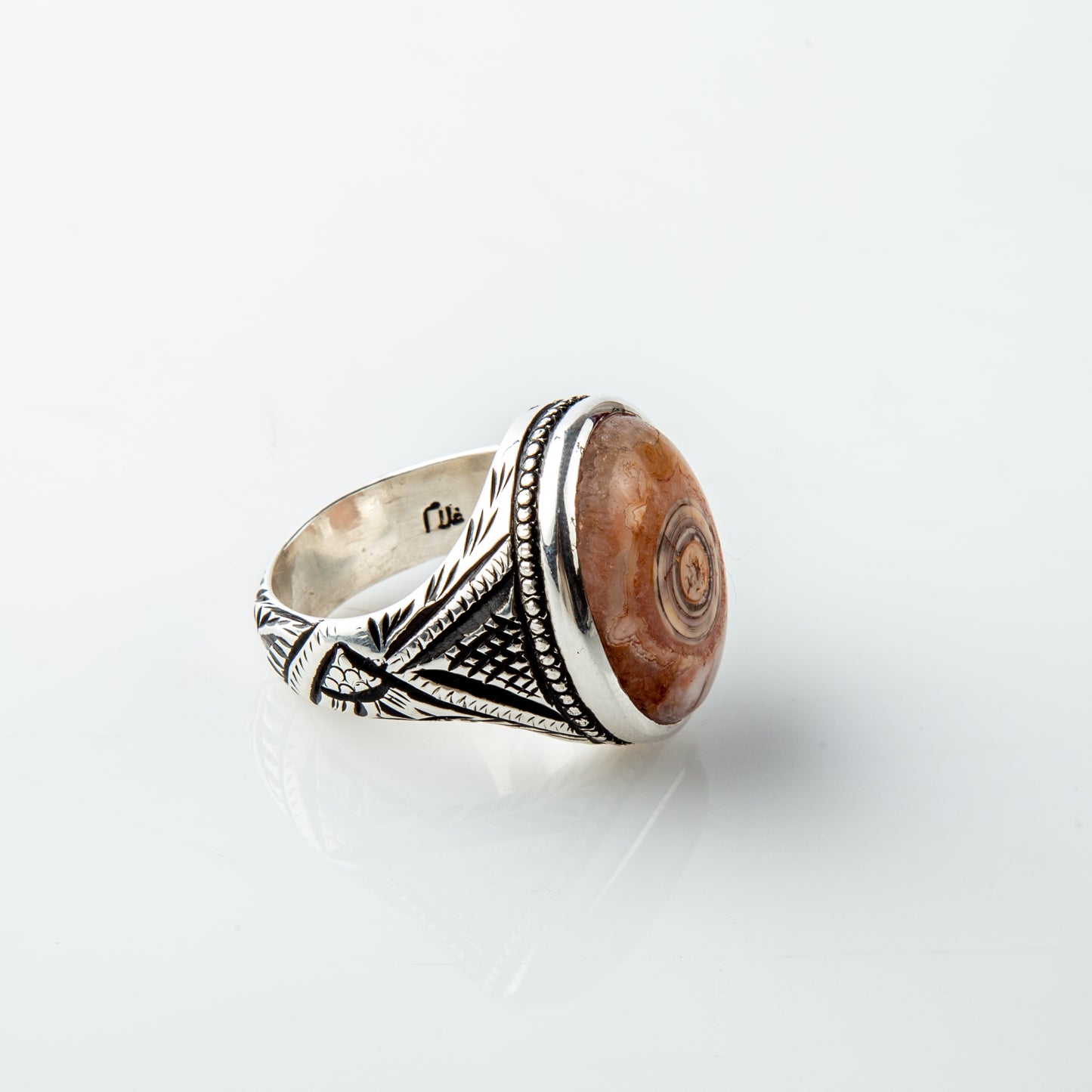 Bafori Solimani Agate With special center Orange Eye