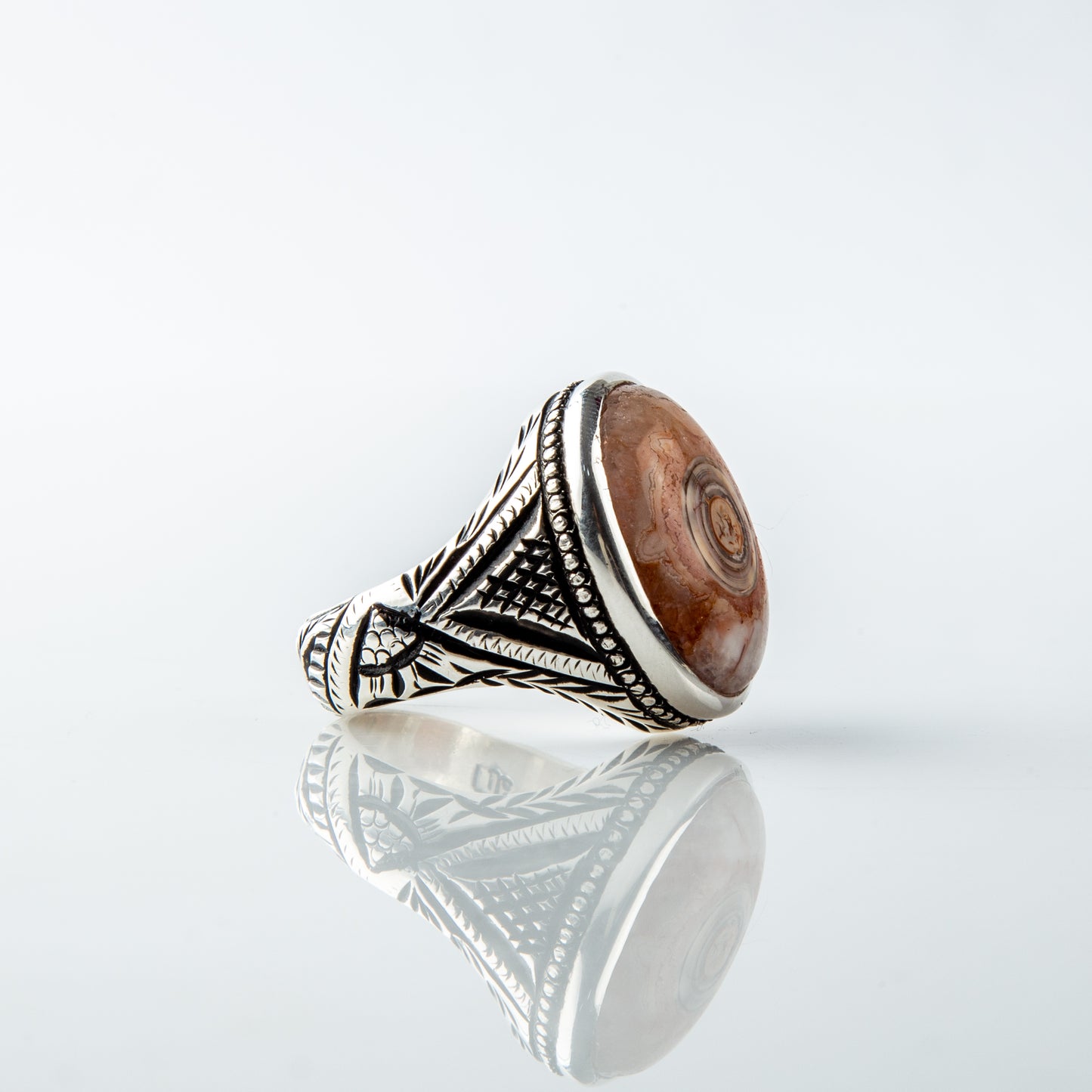 Bafori Solimani Agate With special center Orange Eye