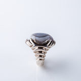 Rare Grey Banded Orbicular solimani Agate
