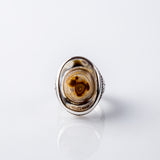 Rare Picture Bafouri Solimani Agate With Wide Banded Orbicular