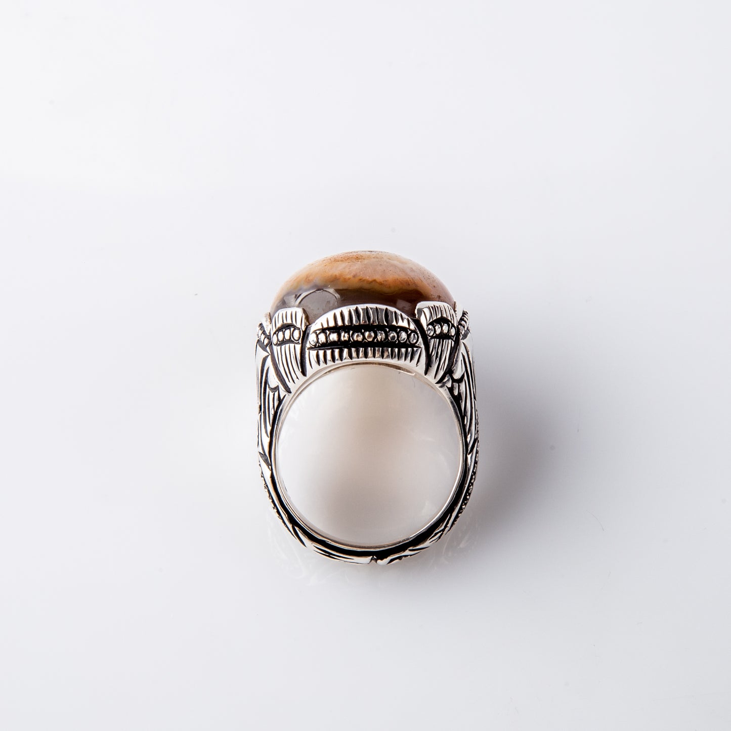 Yellow Solimani Agate single Eye full Eyelash Agate Stone