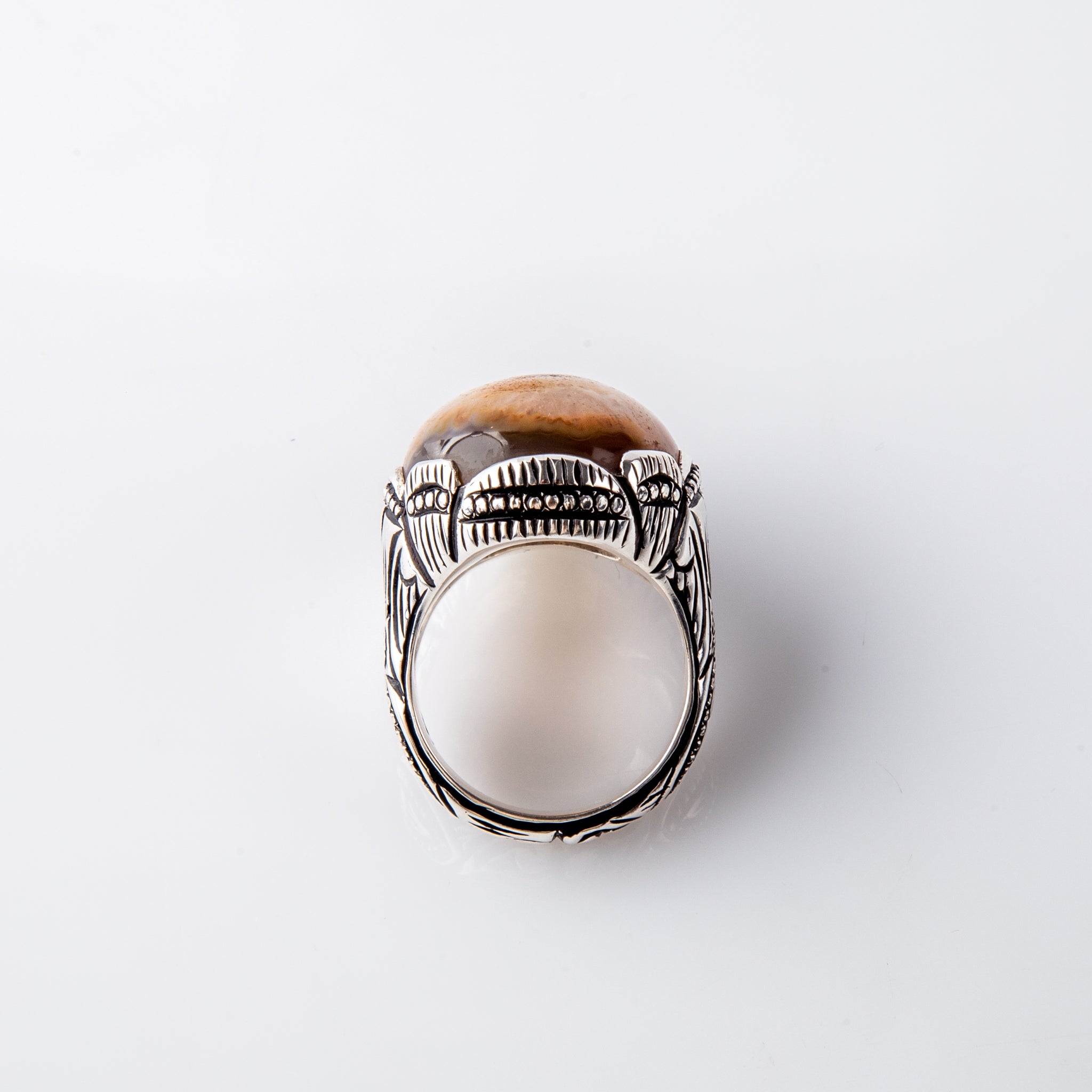 Yellow Solimani Agate single Eye full Eyelash Agate Stone
