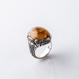 Yellow Solimani Agate single Eye full Eyelash Agate Stone