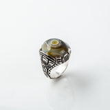 Rare ingredient olive color solimani Eye & Eyelash Agate Stone