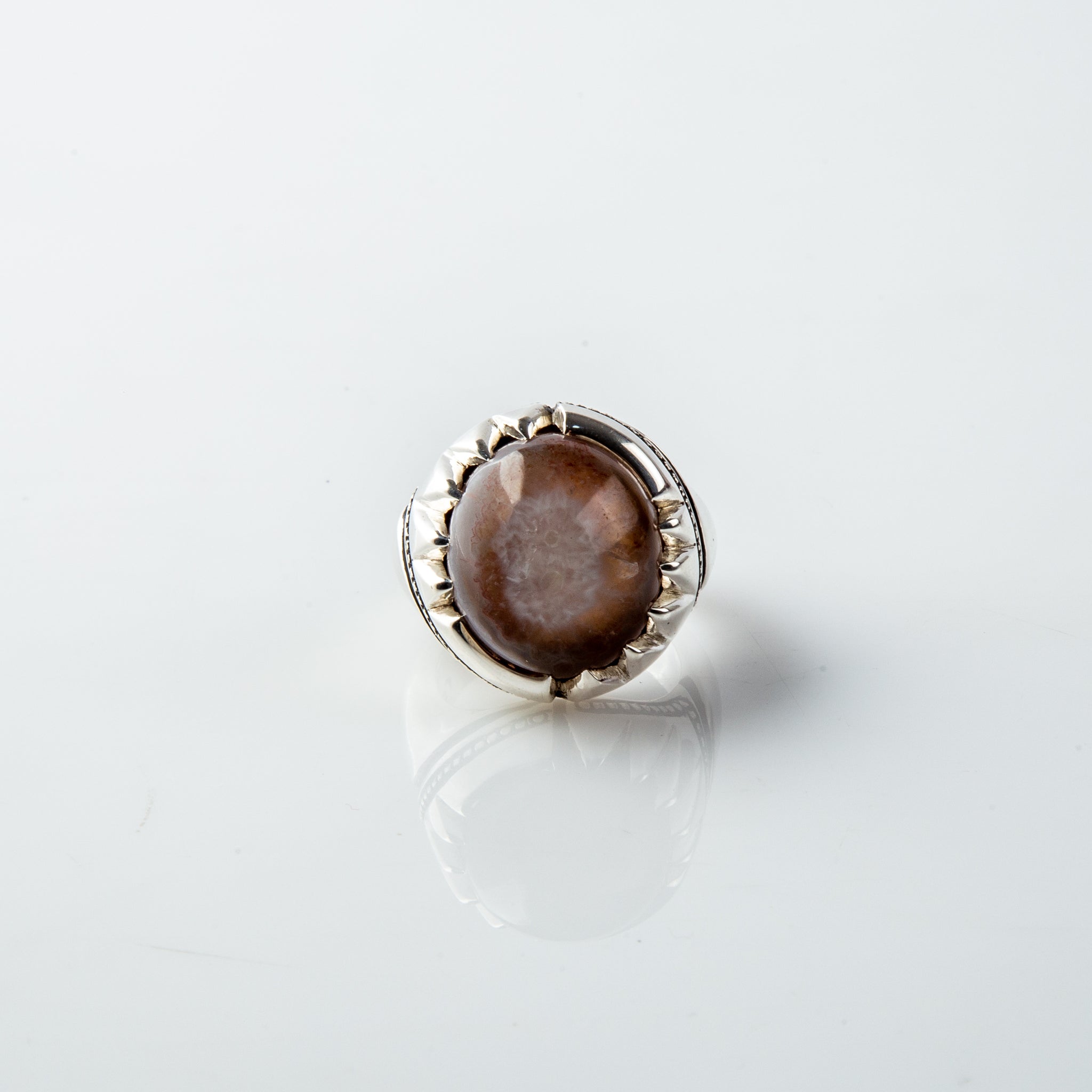 Rare Dark Rose Solimani Eye Agate