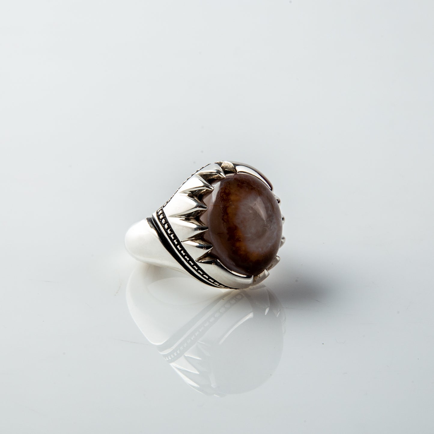 Rare Dark Rose Solimani Eye Agate
