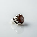 Rare Dark Rose Solimani Eye Agate