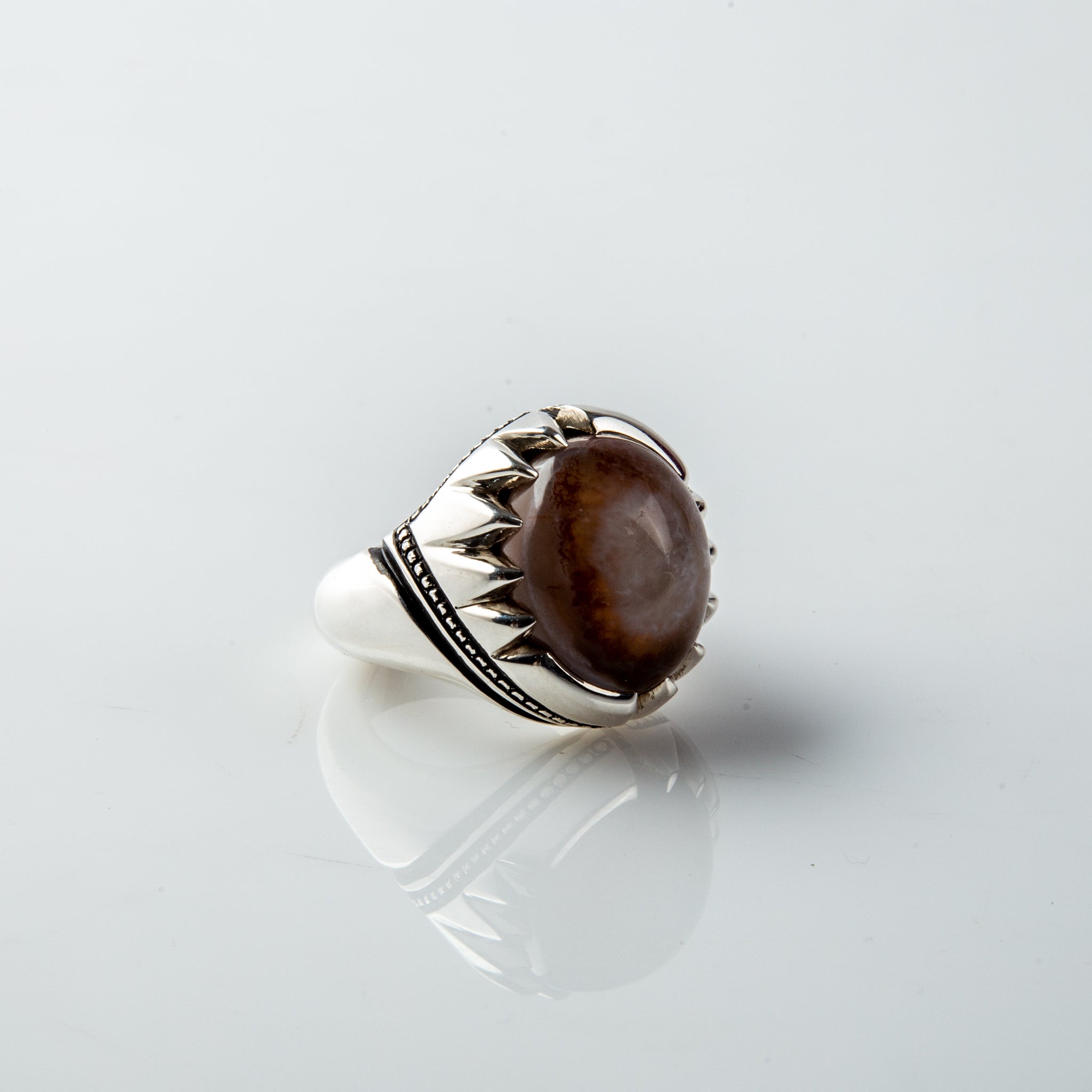 Rare Dark Rose Solimani Eye Agate