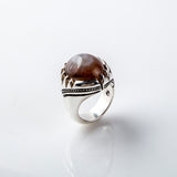 Rare Dark Rose Solimani Eye Agate
