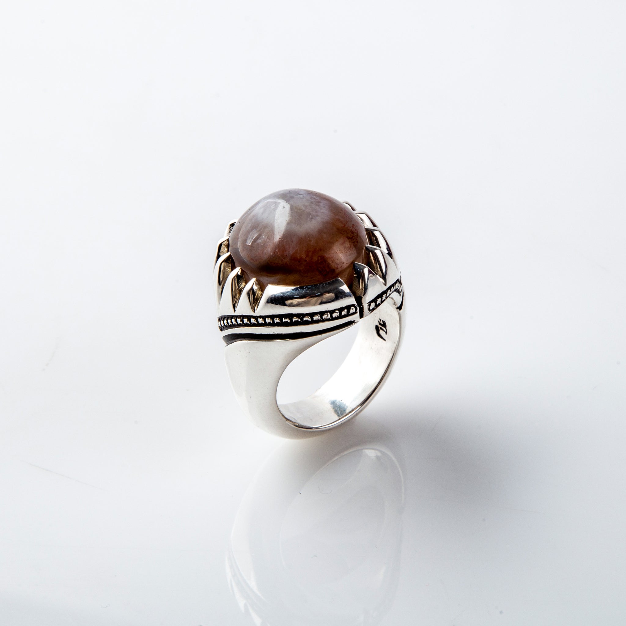 Rare Dark Rose Solimani Eye Agate