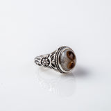 Rare Solimani full Eyelash Agate With Bafouri brown double eye