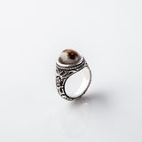 Rare Solimani full Eyelash Agate With Bafouri brown double eye