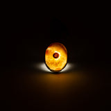 Yellow Solimani Agate single Eye full Eyelash Agate Stone